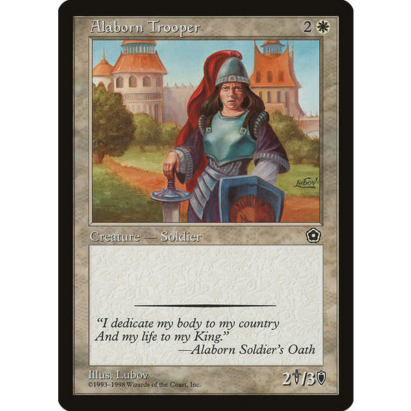 Magic: The Gathering Alaborn Trooper (004) Lightly Played