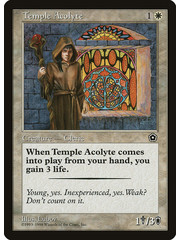 Magic: The Gathering Temple Acolyte (023) Lightly Played