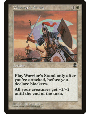Magic: The Gathering Warrior's Stand (029) Near Mint