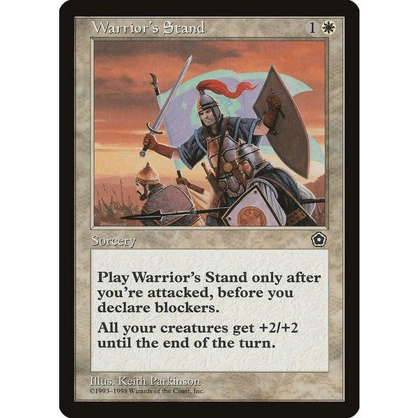 Magic: The Gathering Warrior's Stand (029) Near Mint