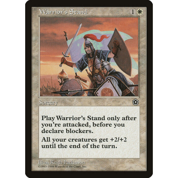Magic: The Gathering Warrior's Stand (029) Near Mint