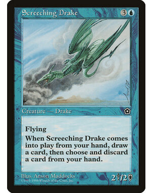 Magic: The Gathering Screeching Drake (044) Lightly Played