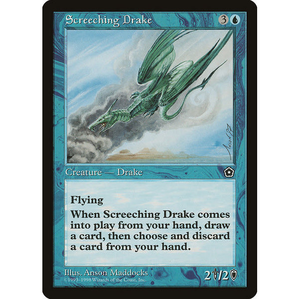 Magic: The Gathering Screeching Drake (044) Lightly Played