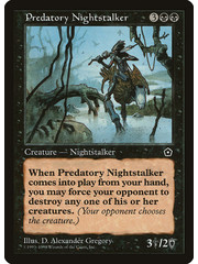 Magic: The Gathering Predatory Nightstalker (082) Moderately Played