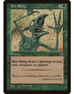 Magic: The Gathering Bee Sting (124) Lightly Played