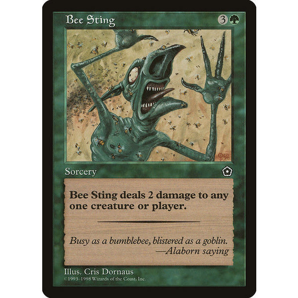 Magic: The Gathering Bee Sting (124) Lightly Played