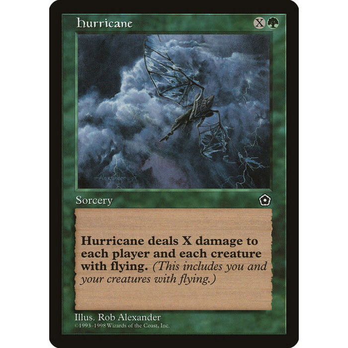 Magic: The Gathering Hurricane (129) Lightly Played