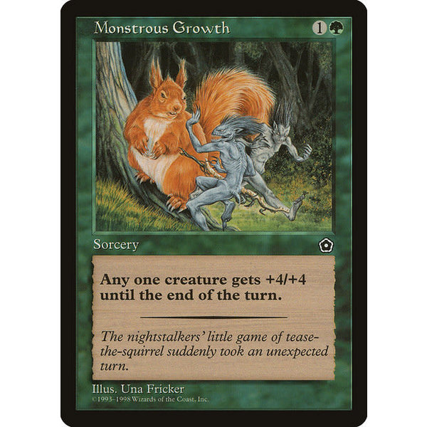 Magic: The Gathering Monstrous Growth (133) Lightly Played