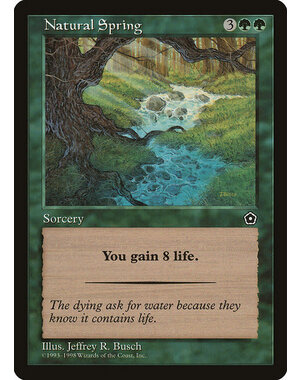 Magic: The Gathering Natural Spring (134) Lightly Played