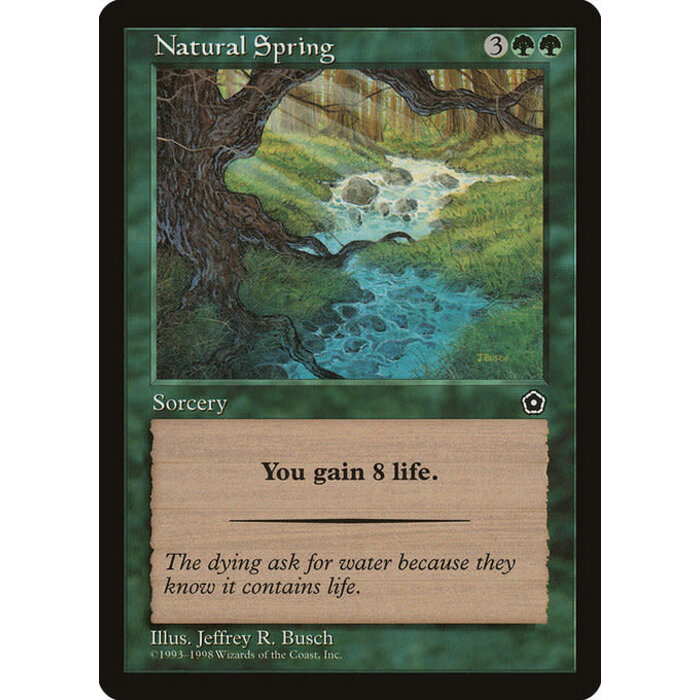Magic: The Gathering Natural Spring (134) Lightly Played