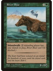 Magic: The Gathering River Bear (144) Moderately Played