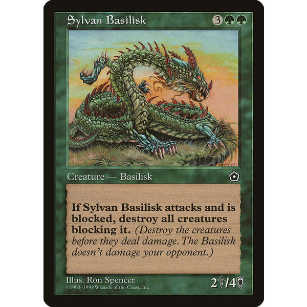 Magic: The Gathering Sylvan Basilisk (146) Lightly Played