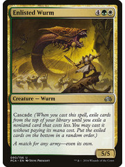 Magic: The Gathering Enlisted Wurm (090) Lightly Played