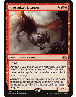 Magic: The Gathering Preyseizer Dragon (050) Near Mint