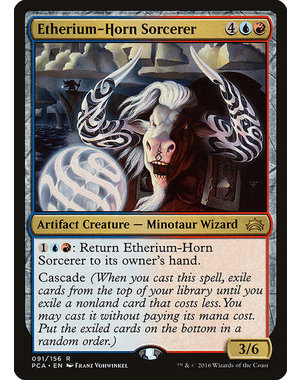 Magic: The Gathering Etherium-Horn Sorcerer (091) Lightly Played