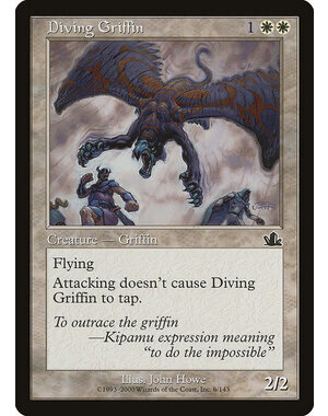 Magic: The Gathering Diving Griffin (006) Moderately Played