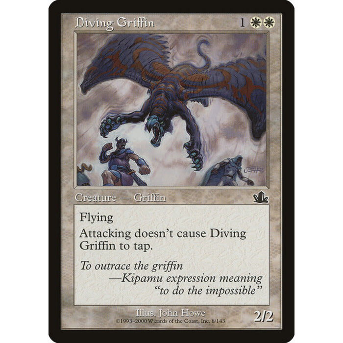 Magic: The Gathering Diving Griffin (006) Moderately Played