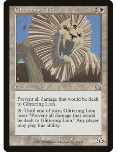 Magic: The Gathering Glittering Lion (010) Lightly Played