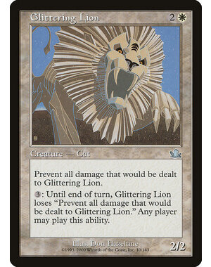 Magic: The Gathering Glittering Lion (010) Lightly Played