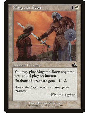 Magic: The Gathering Mageta's Boon (014) Heavily Played