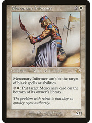 Magic: The Gathering Mercenary Informer (015) Lightly Played