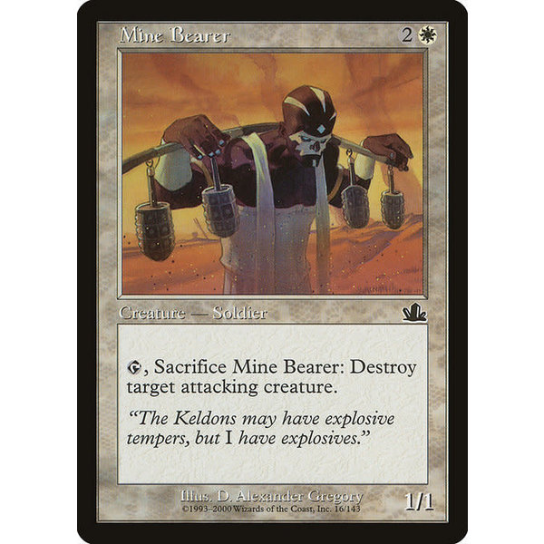 Magic: The Gathering Mine Bearer (016) Moderately Played