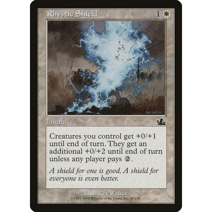 Magic: The Gathering Rhystic Shield (020) Lightly Played