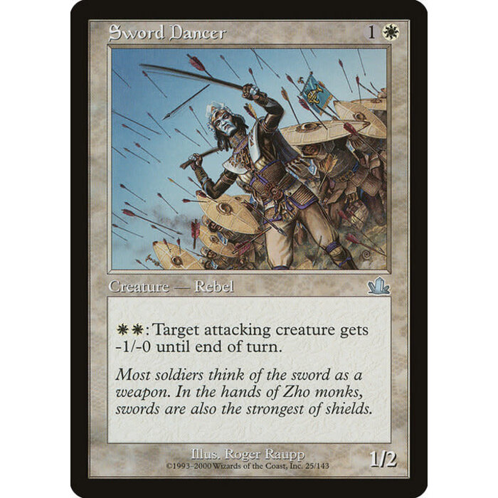 Magic: The Gathering Sword Dancer (025) Lightly Played