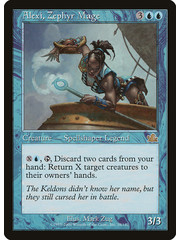Magic: The Gathering Alexi, Zephyr Mage (028) Moderately Played