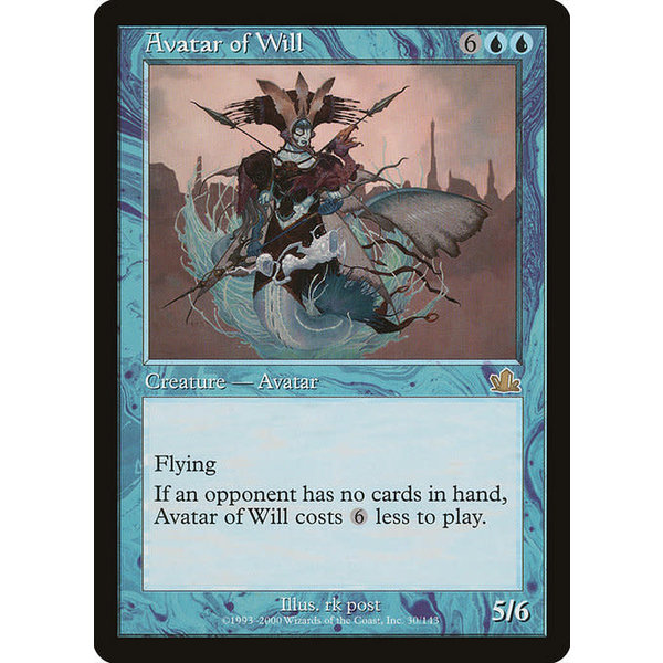Magic: The Gathering Avatar of Will (030) Lightly Played