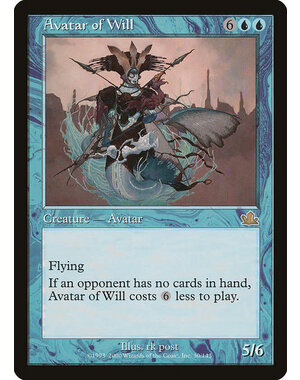 Magic: The Gathering Avatar of Will (030) Moderately Played