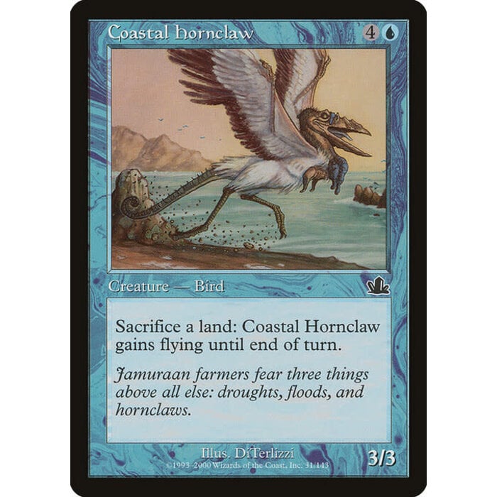 Magic: The Gathering Coastal Hornclaw (031) Moderately Played