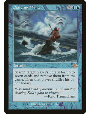 Magic: The Gathering Denying Wind (032) Moderately Played