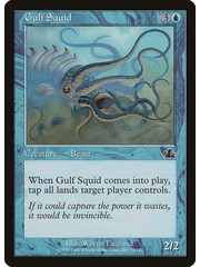 Magic: The Gathering Gulf Squid (035) Moderately Played