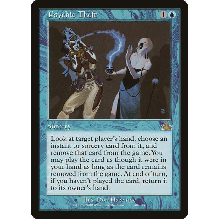 Magic: The Gathering Psychic Theft (040) Lightly Played