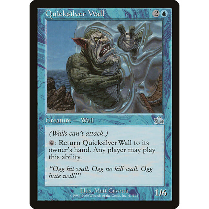 Magic: The Gathering Quicksilver Wall (041) Lightly Played