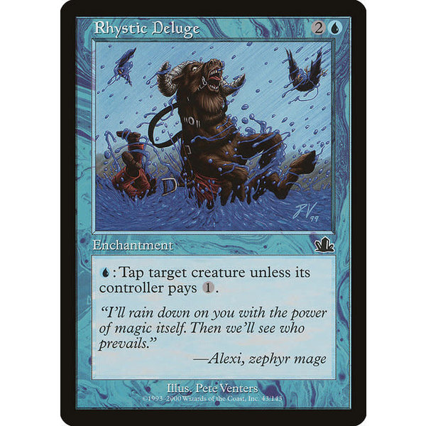 Magic: The Gathering Rhystic Deluge (043) Moderately Played