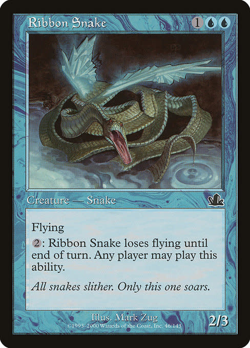 snake mtg cards Snake Green Deathtouch token Magic mtg | Custom Retro Style main image 1