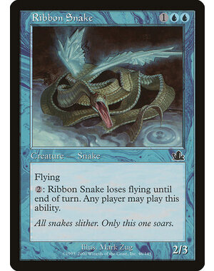Magic: The Gathering Ribbon Snake (046) Moderately Played