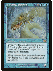 Magic: The Gathering Shrouded Serpent (047) Lightly Played