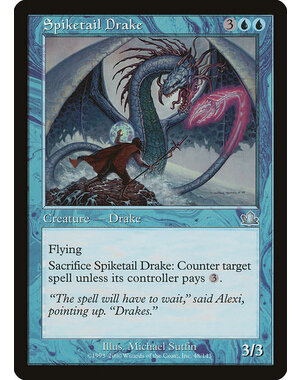 Magic: The Gathering Spiketail Drake (048) Lightly Played