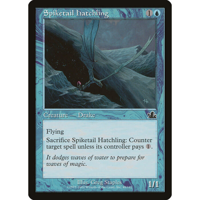 Magic: The Gathering Spiketail Hatchling (049) Lightly Played