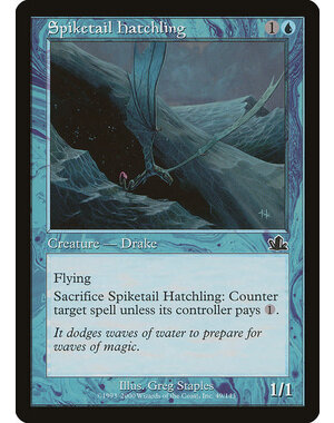 Magic: The Gathering Spiketail Hatchling (049) Moderately Played