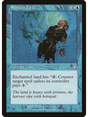 Magic: The Gathering Sunken Field (051) Lightly Played