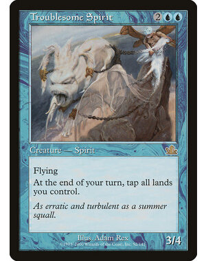 Magic: The Gathering Troublesome Spirit (052) Moderately Played