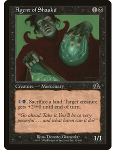 Magic: The Gathering Agent of Shauku (055) Lightly Played
