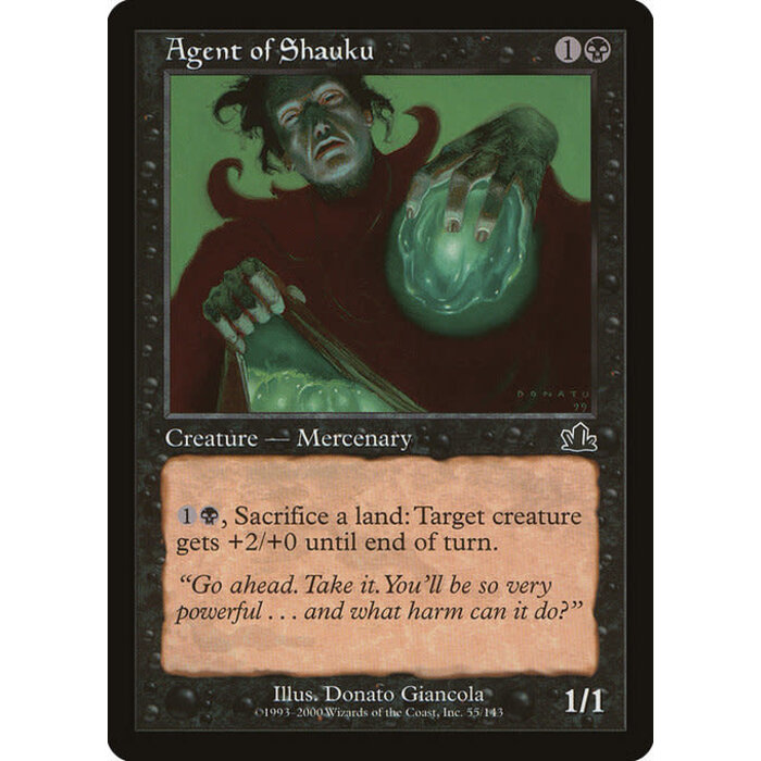 Magic: The Gathering Agent of Shauku (055) Lightly Played