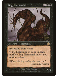 Magic: The Gathering Bog Elemental (057) Moderately Played