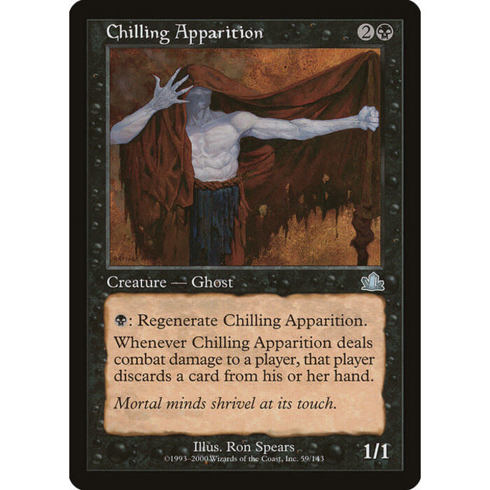 Magic: The Gathering Chilling Apparition (059) Lightly Played