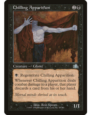 Magic: The Gathering Chilling Apparition (059) Moderately Played